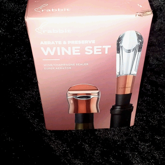 Rabbit Wine Set - Picture 1 of 2